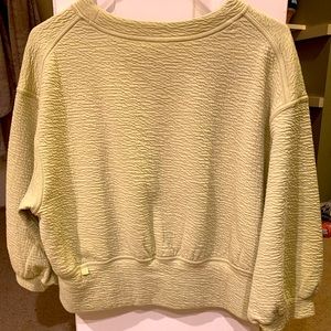 Lululemon LA Puff Sleeve Crop Sweatshirt